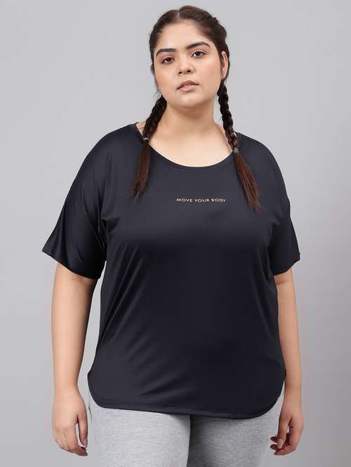 women plus size printed dri-fit sports t-shirt - 21762476 -  Standard Image - 0