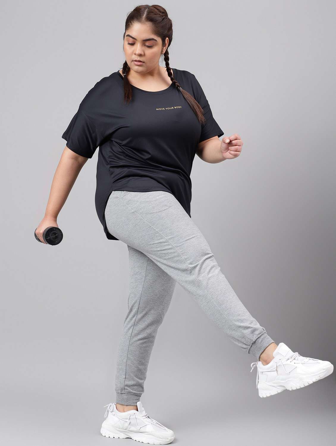 women plus size printed dri-fit sports t-shirt - 21762476 -  Standard Image - 4