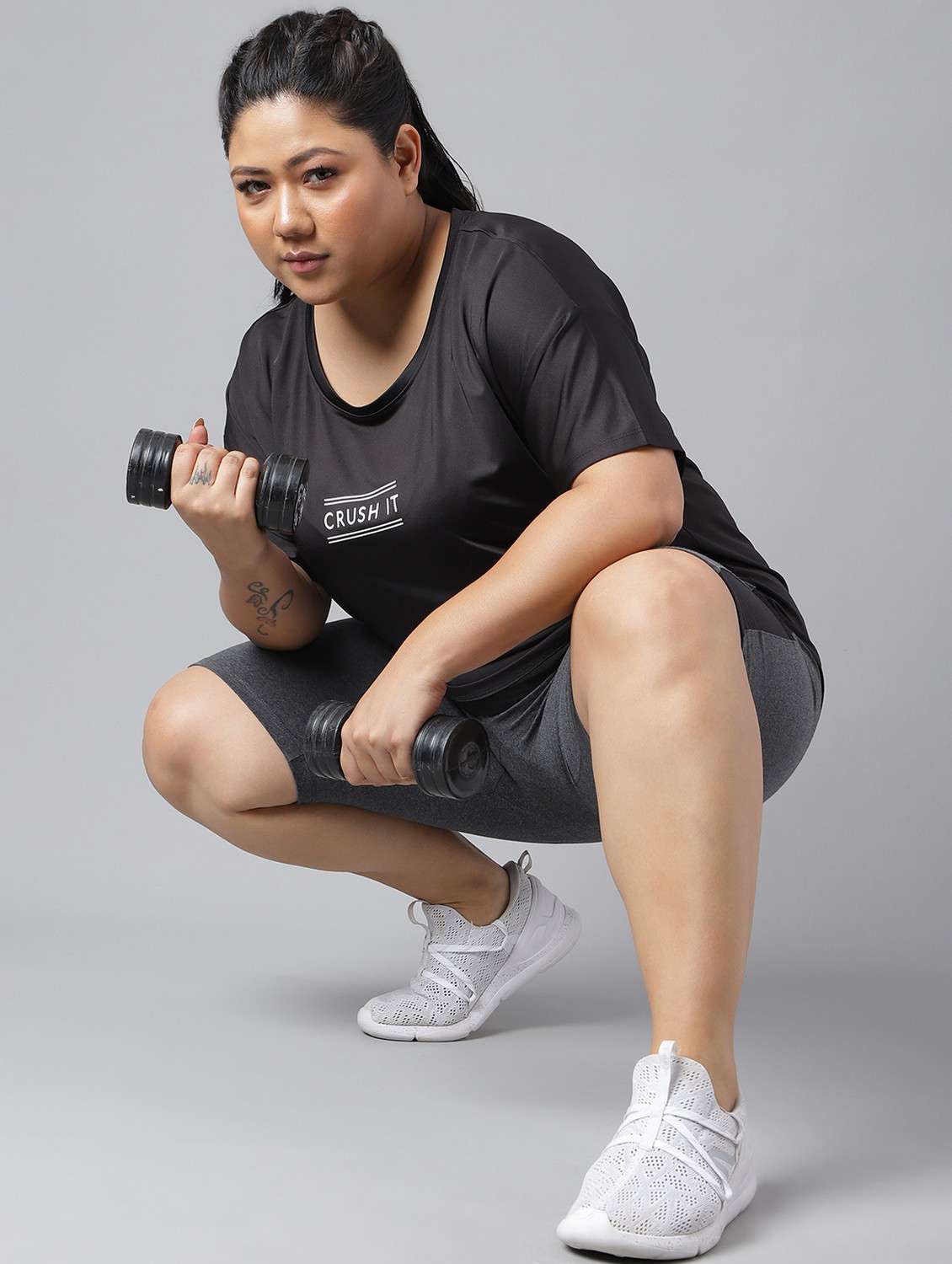 women plus size printed dri-fit sports t-shirt - 21762485 - Standard Image - 4