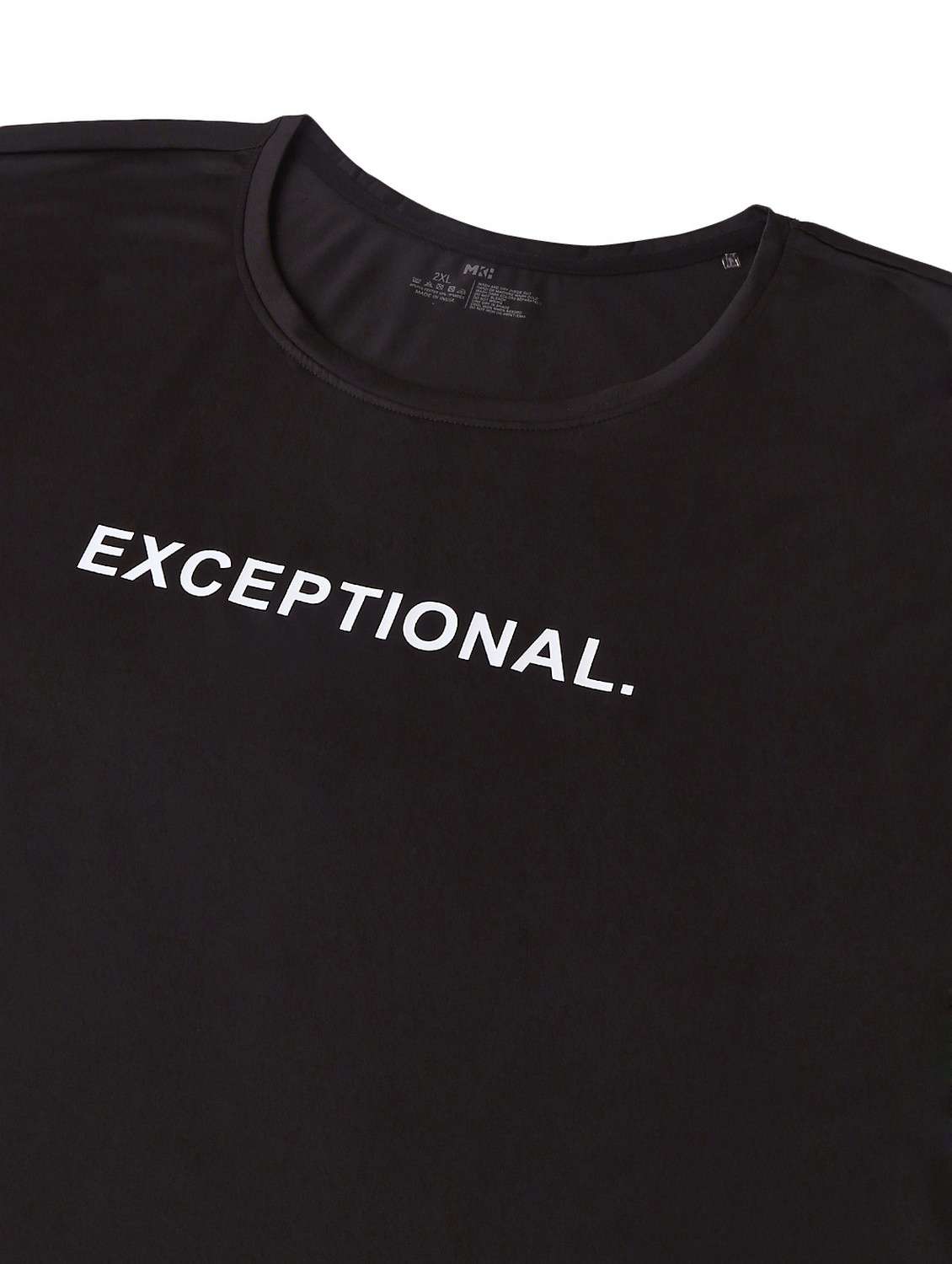 women black typographic round neck t-shirt - 21762488 -  Standard Image - 6
