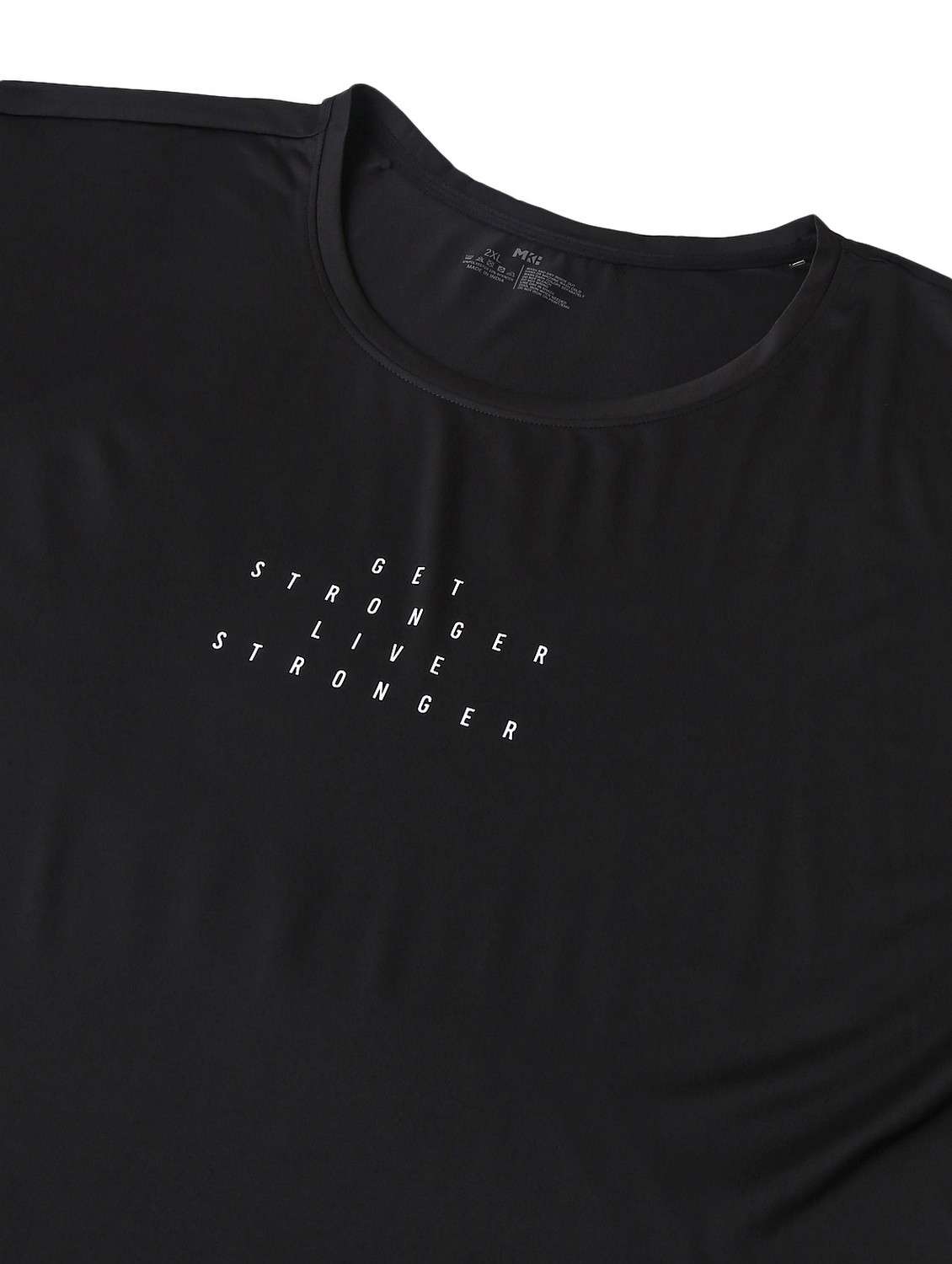 women black typographic round neck t-shirt - 21762489 - Standard Image - 6