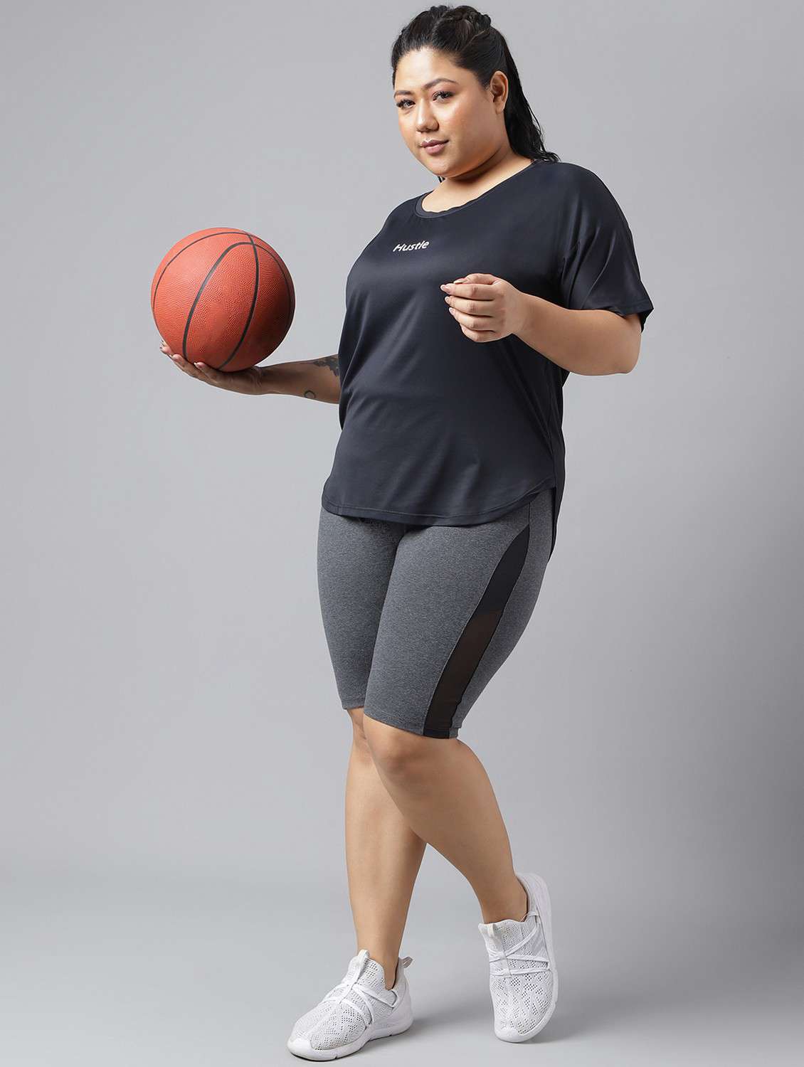 women plus size printed dri-fit sports t-shirt - 21762499 -  Standard Image - 4
