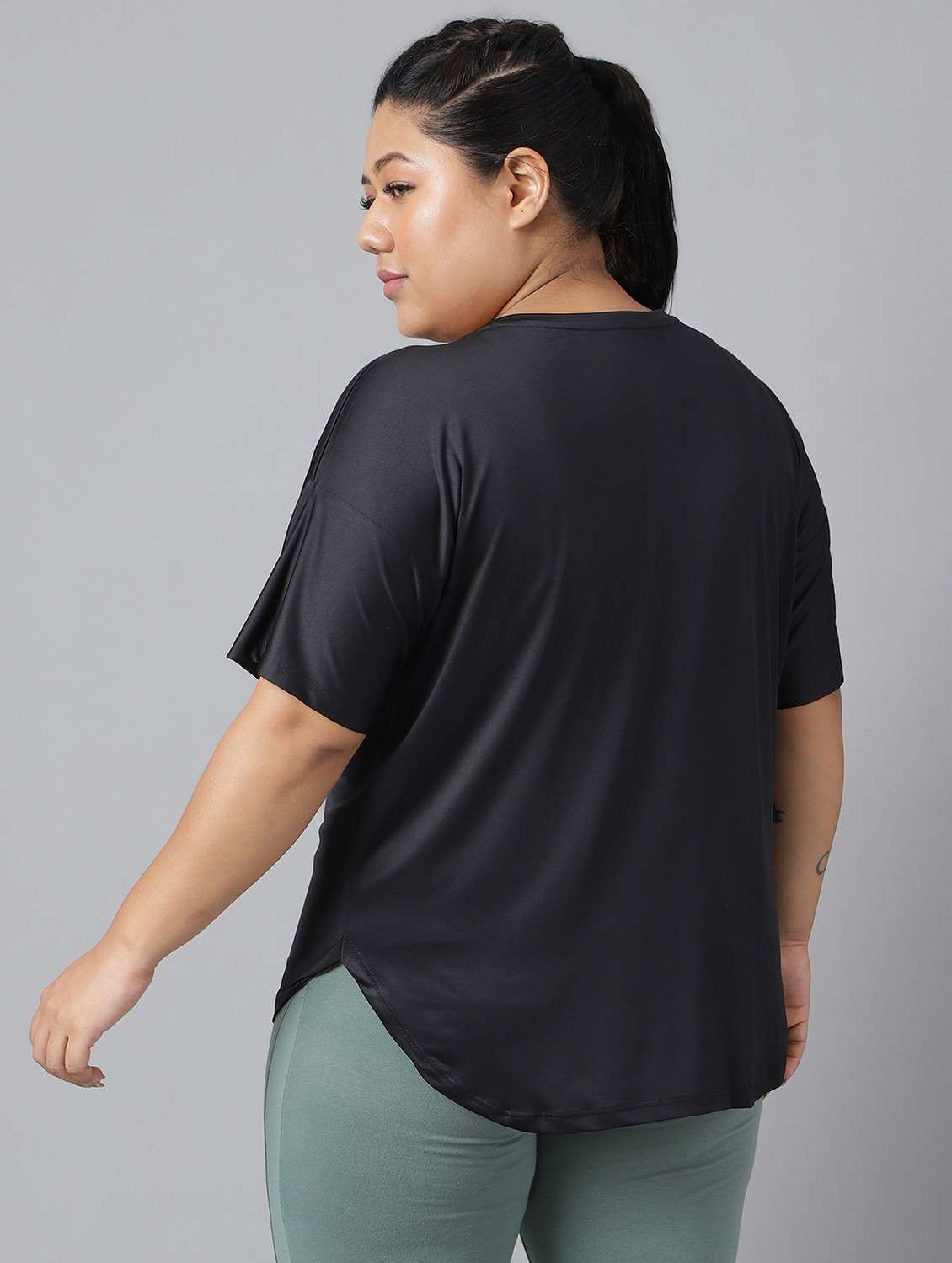 women plus size printed dri-fit sports t-shirt - 21762501 -  Standard Image - 4