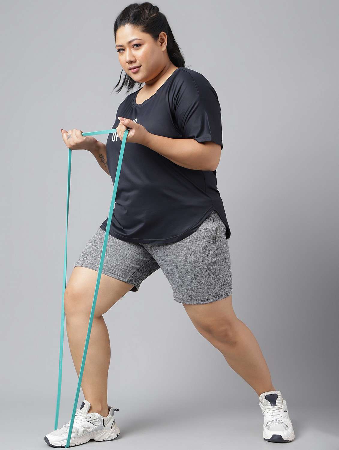 women plus size printed dri-fit sports t-shirt - 21762505 -  Standard Image - 4