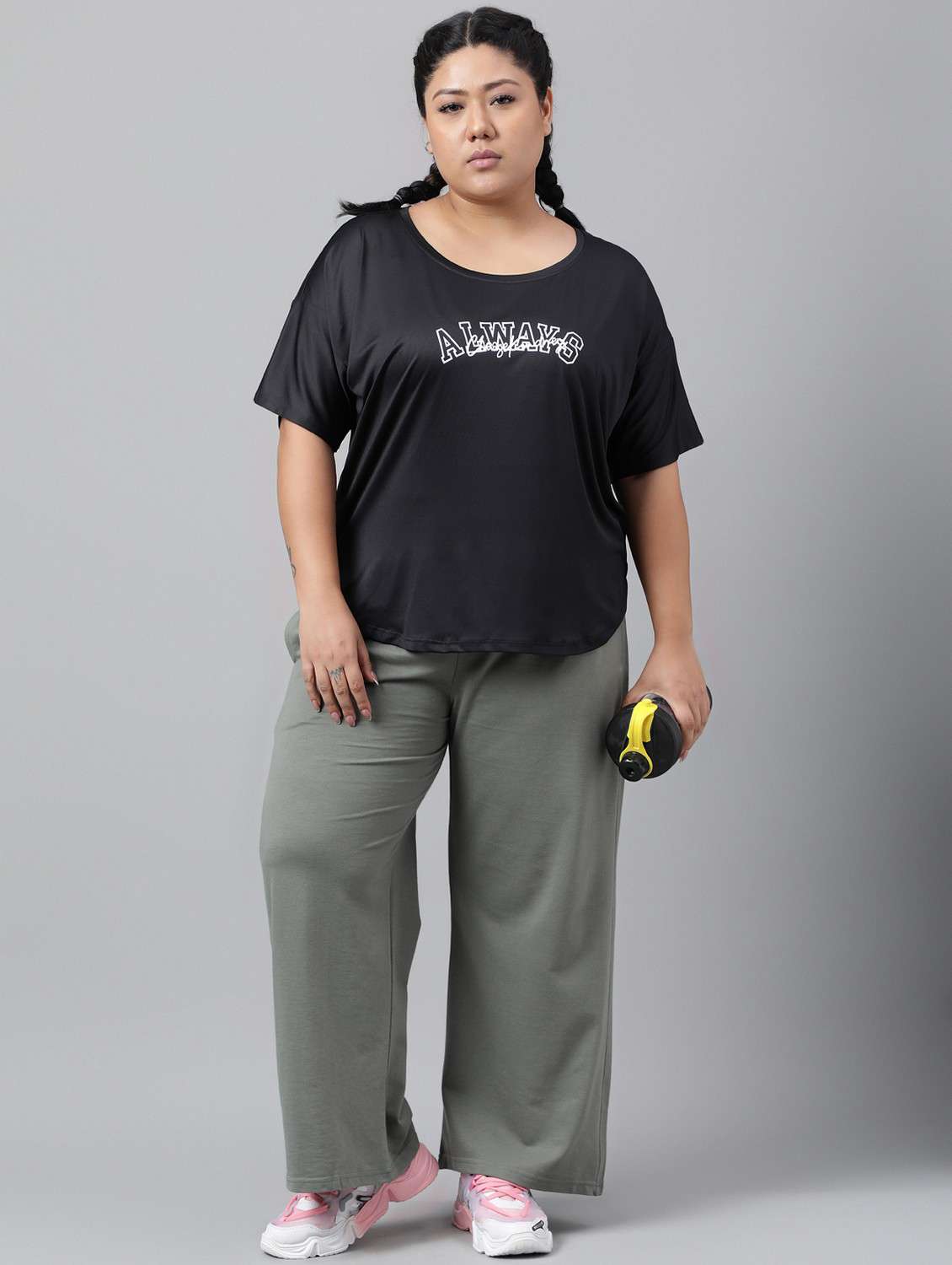 women plus size printed dri-fit sports t-shirt - 21762512 -  Standard Image - 4