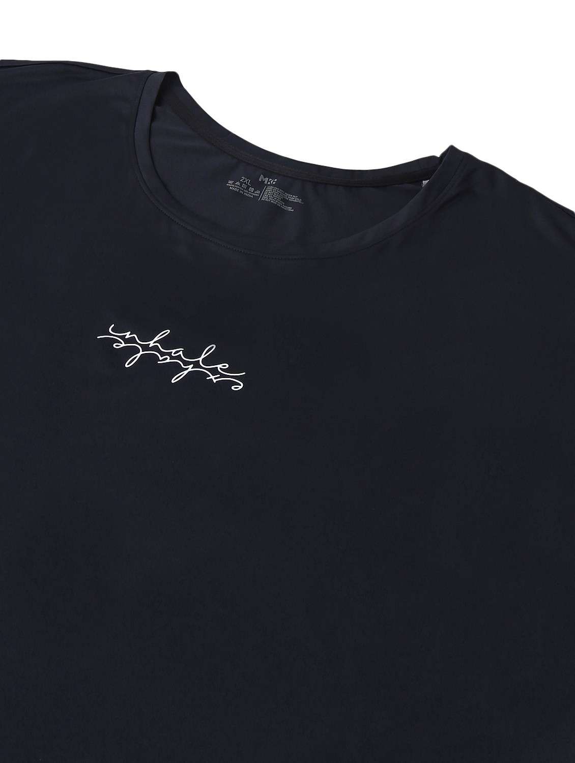 women black typographic round neck t-shirt - 21762519 - Standard Image - 6