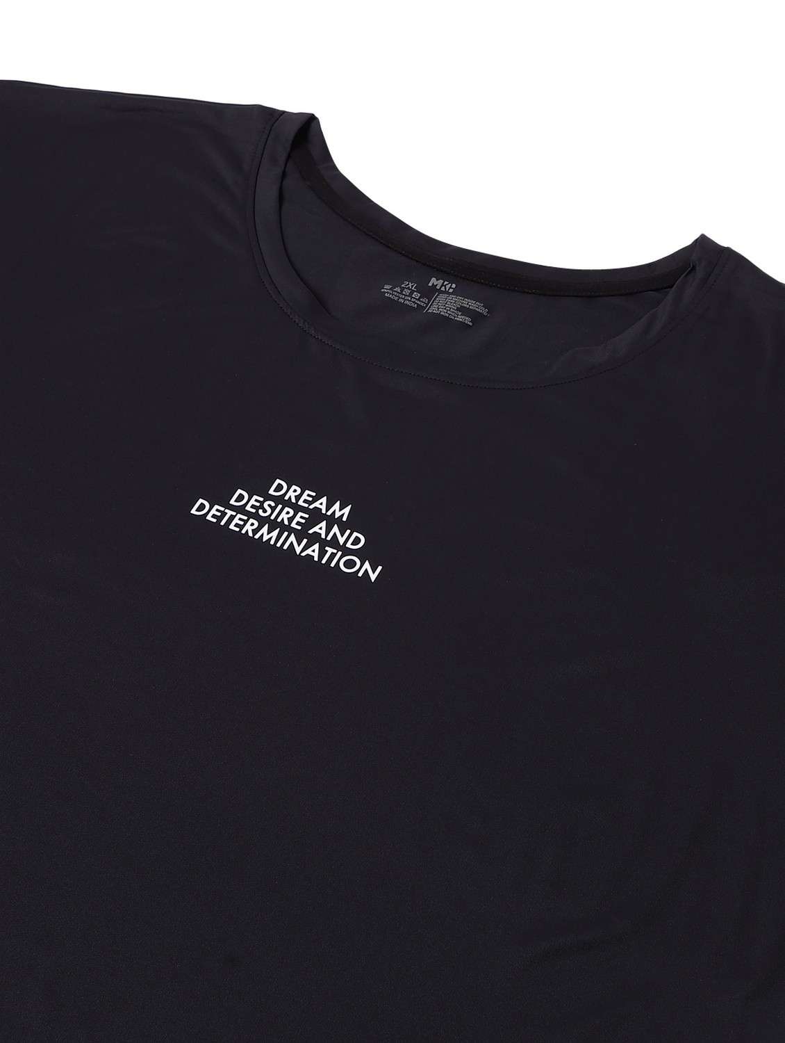 women black typographic round neck t-shirt - 21762523 -  Standard Image - 6