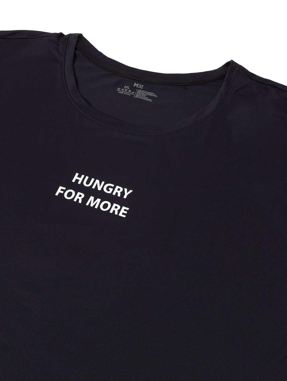 women black typographic round neck t-shirt - 21762529 -  Standard Image - 6