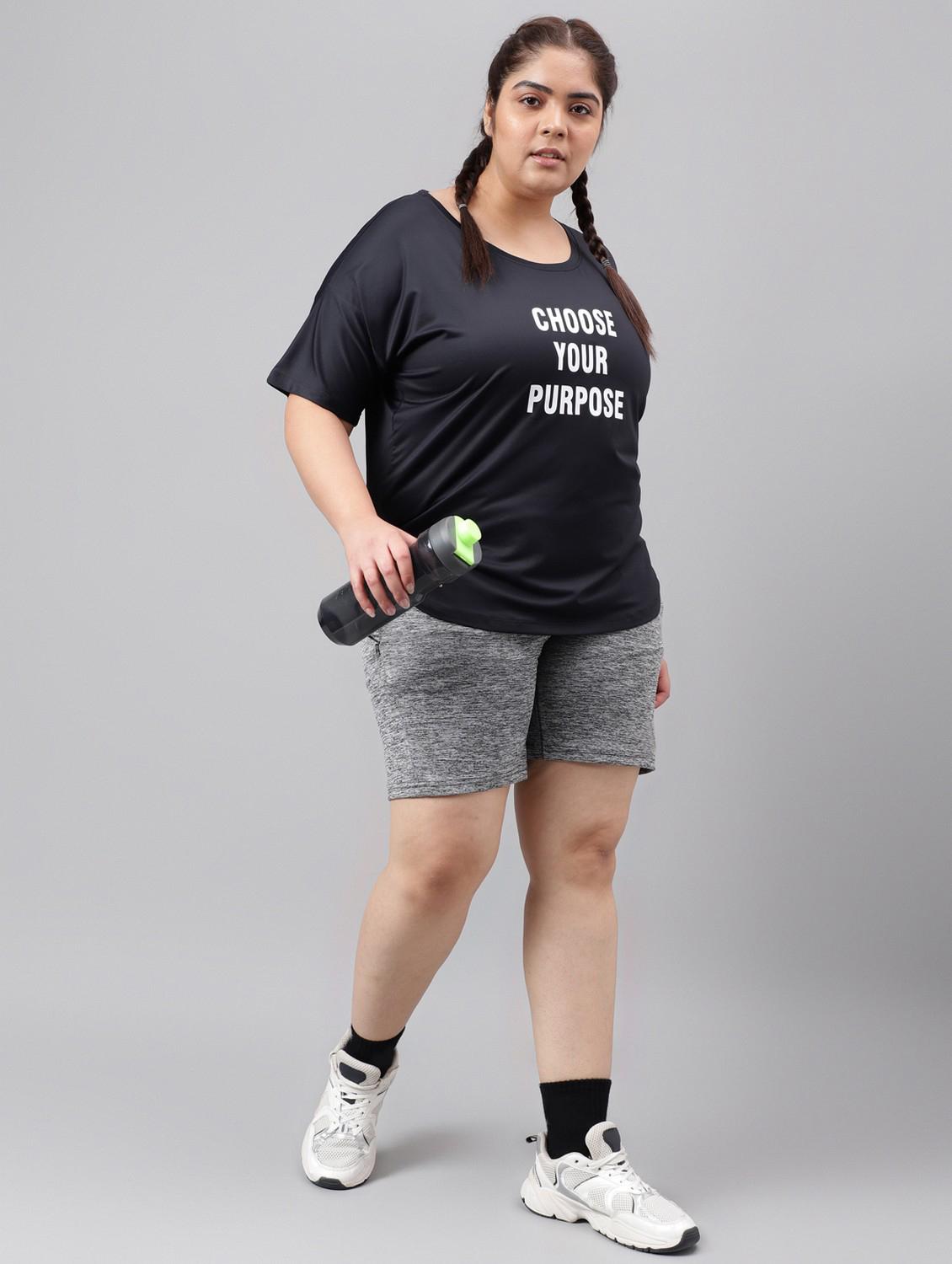 women plus size printed dri-fit sports t-shirt - 21762531 - Standard Image - 4