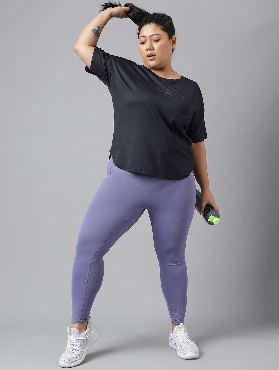 women plus size printed dri-fit sports t-shirt - 21762534 -  Standard Image - 4