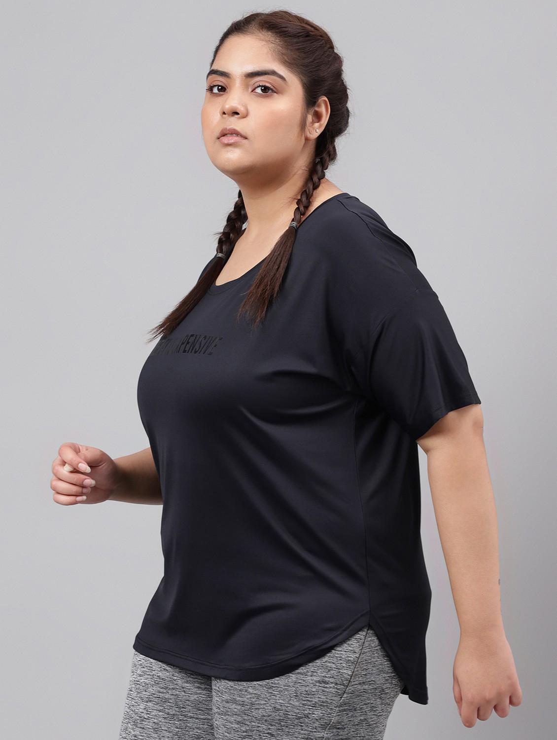 women plus size printed dri-fit sports t-shirt - 21762536 - Standard Image - 1