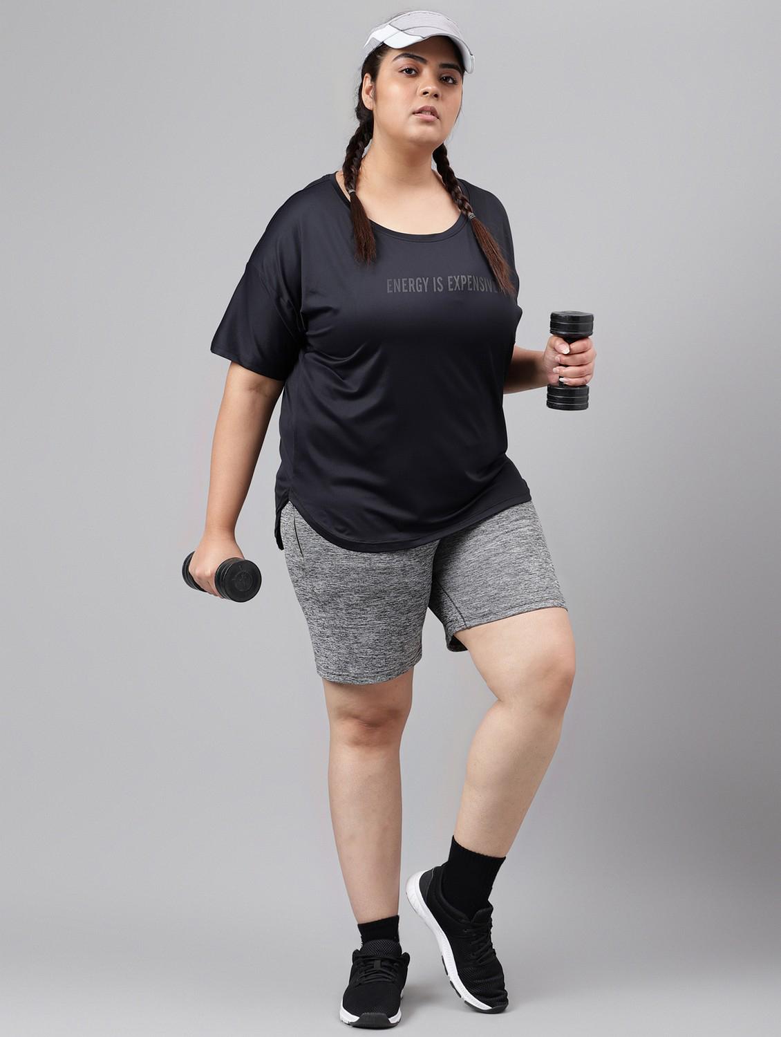 women plus size printed dri-fit sports t-shirt - 21762536 - Standard Image - 4