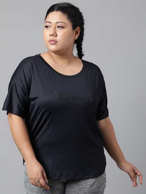 women plus size printed dri-fit sports t-shirt - 21762541 -  Standard Image - 0