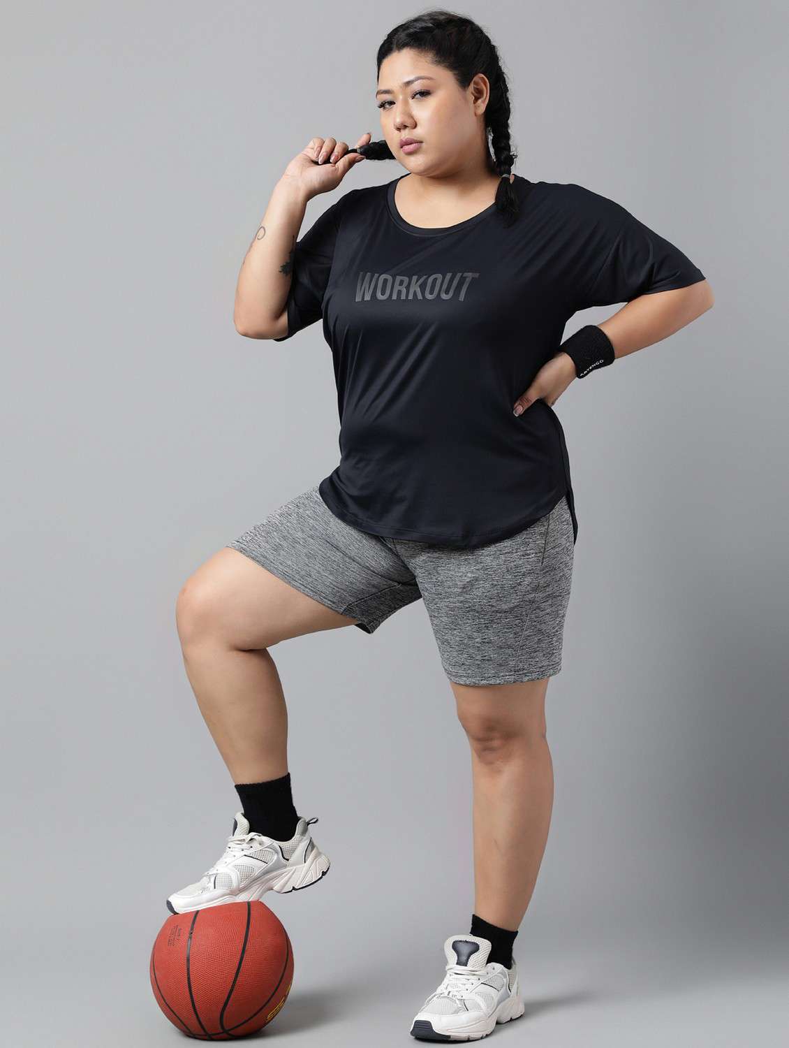 women plus size printed dri-fit sports t-shirt - 21762541 -  Standard Image - 4
