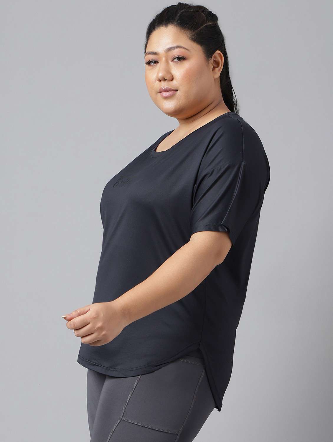 women plus size printed dri-fit sports t-shirt - 21762543 -  Standard Image - 1