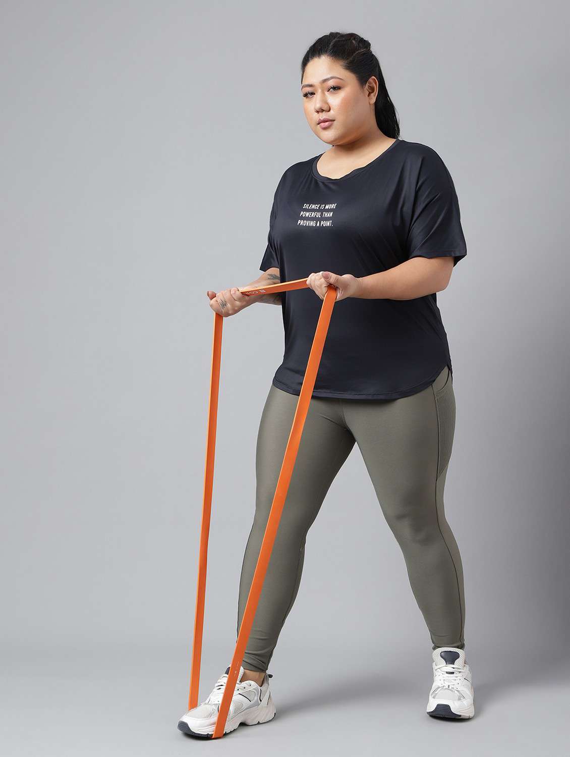 women plus size printed dri-fit sports t-shirt - 21762544 -  Standard Image - 4