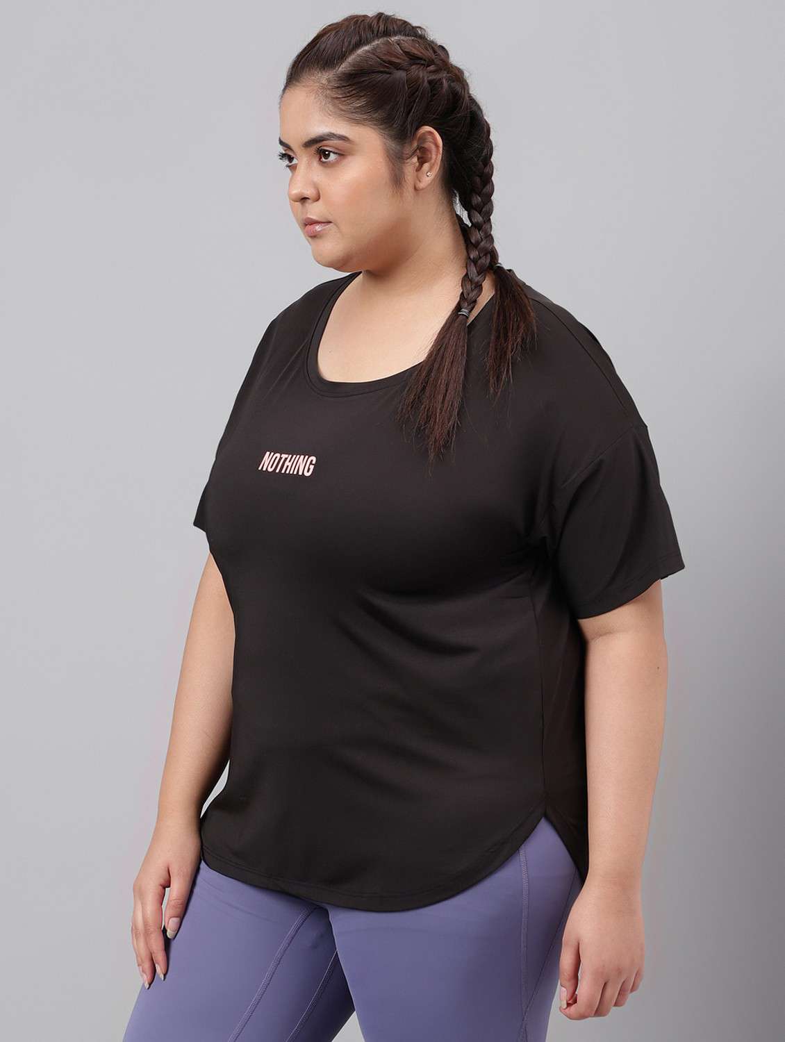 women plus size printed dri-fit sports t-shirt - 21762549 -  Standard Image - 1