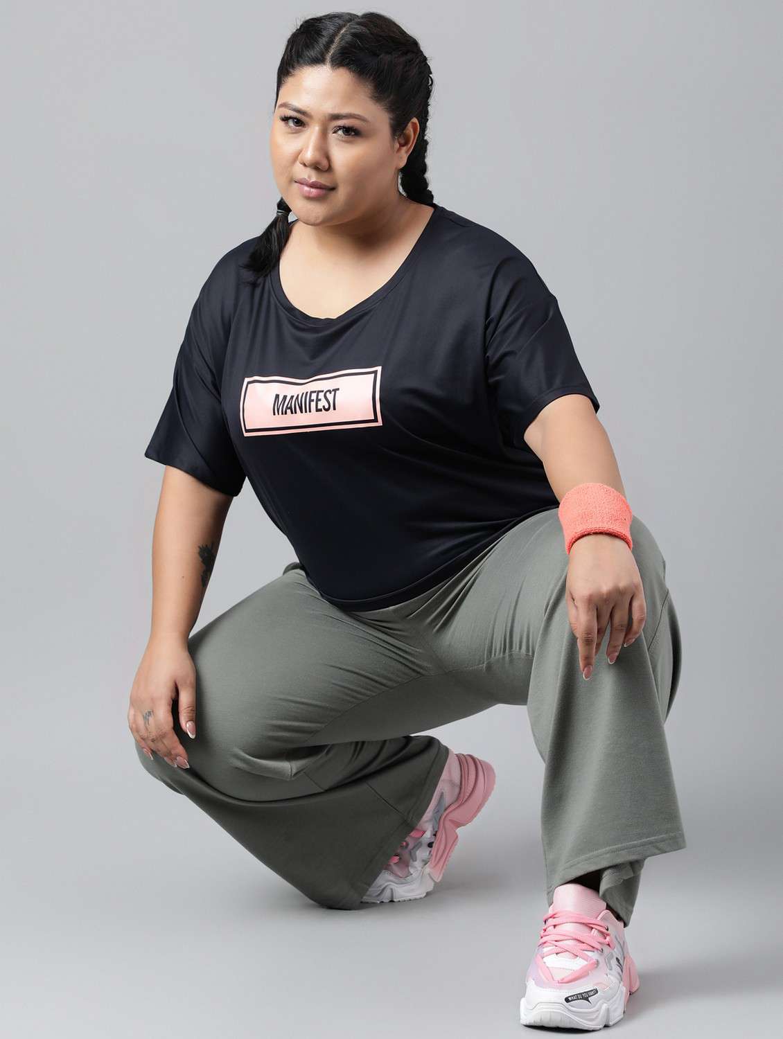 women plus size printed dri-fit sports t-shirt - 21762556 -  Standard Image - 4