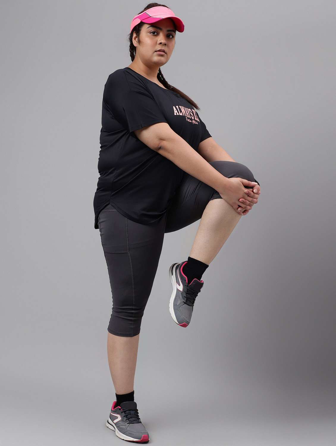 women plus size printed dri-fit sports t-shirt - 21762560 -  Standard Image - 4