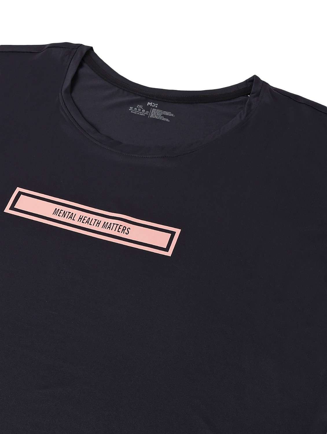 women black typographic round neck t-shirt - 21762562 -  Standard Image - 6