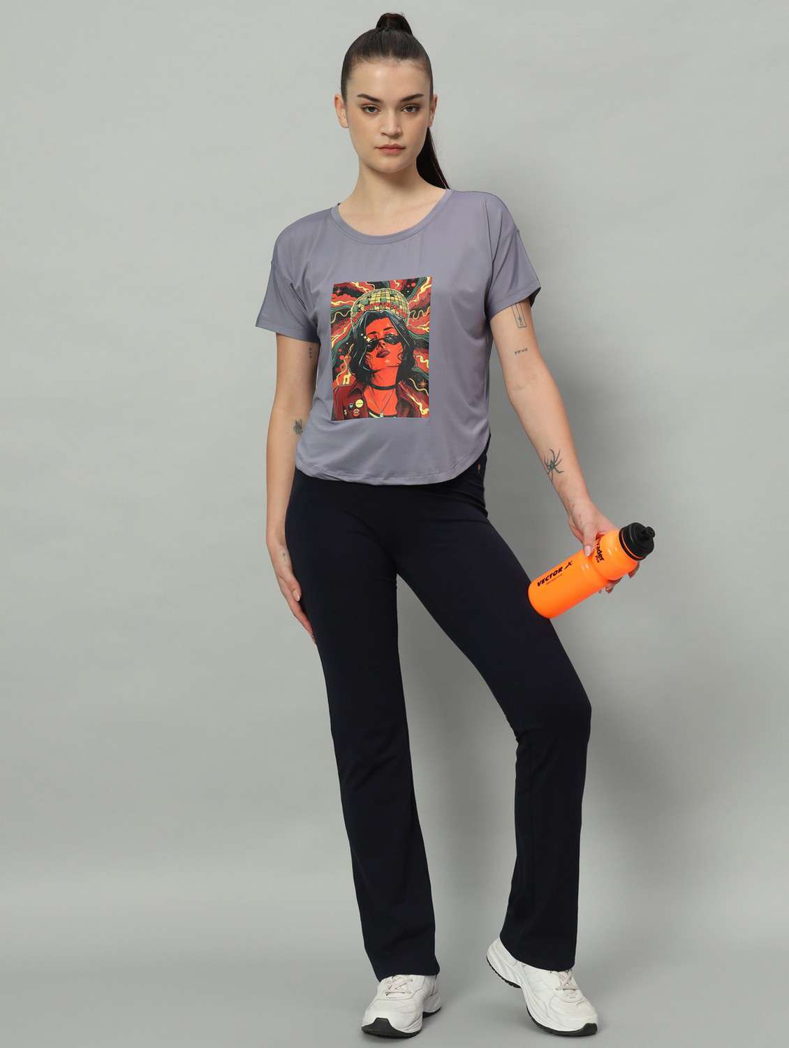 women printed dri-fit sports t-shirt - 21762567 -  Standard Image - 4