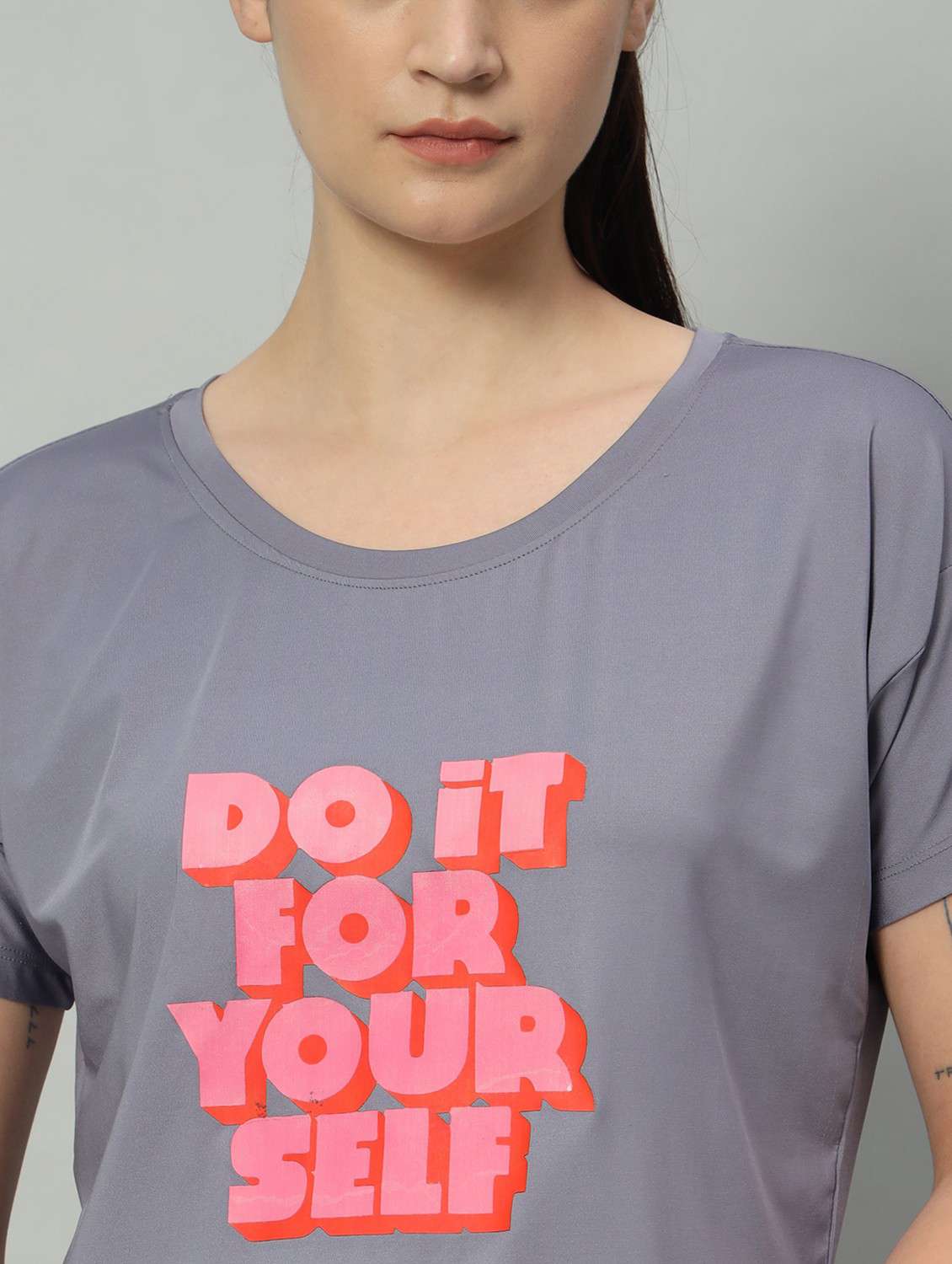 women printed dri-fit sports t-shirt - 21762569 -  Standard Image - 6