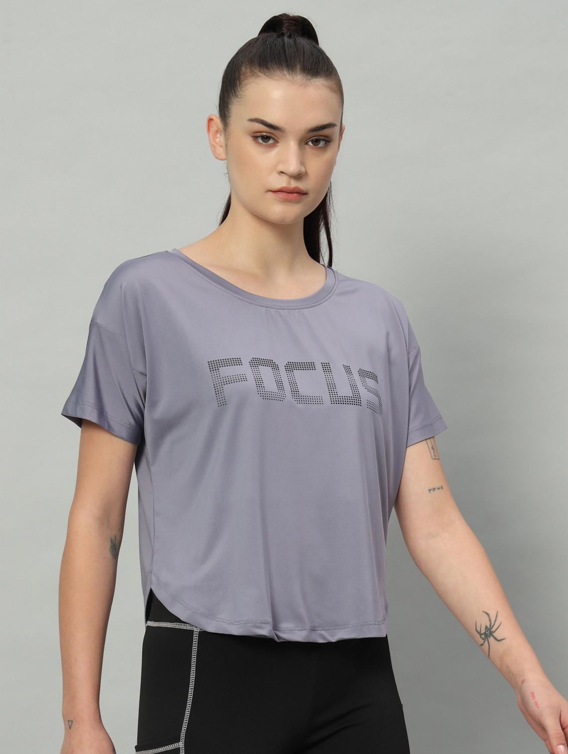 women printed dri-fit sports t-shirt - 21762570 - Standard Image - 1