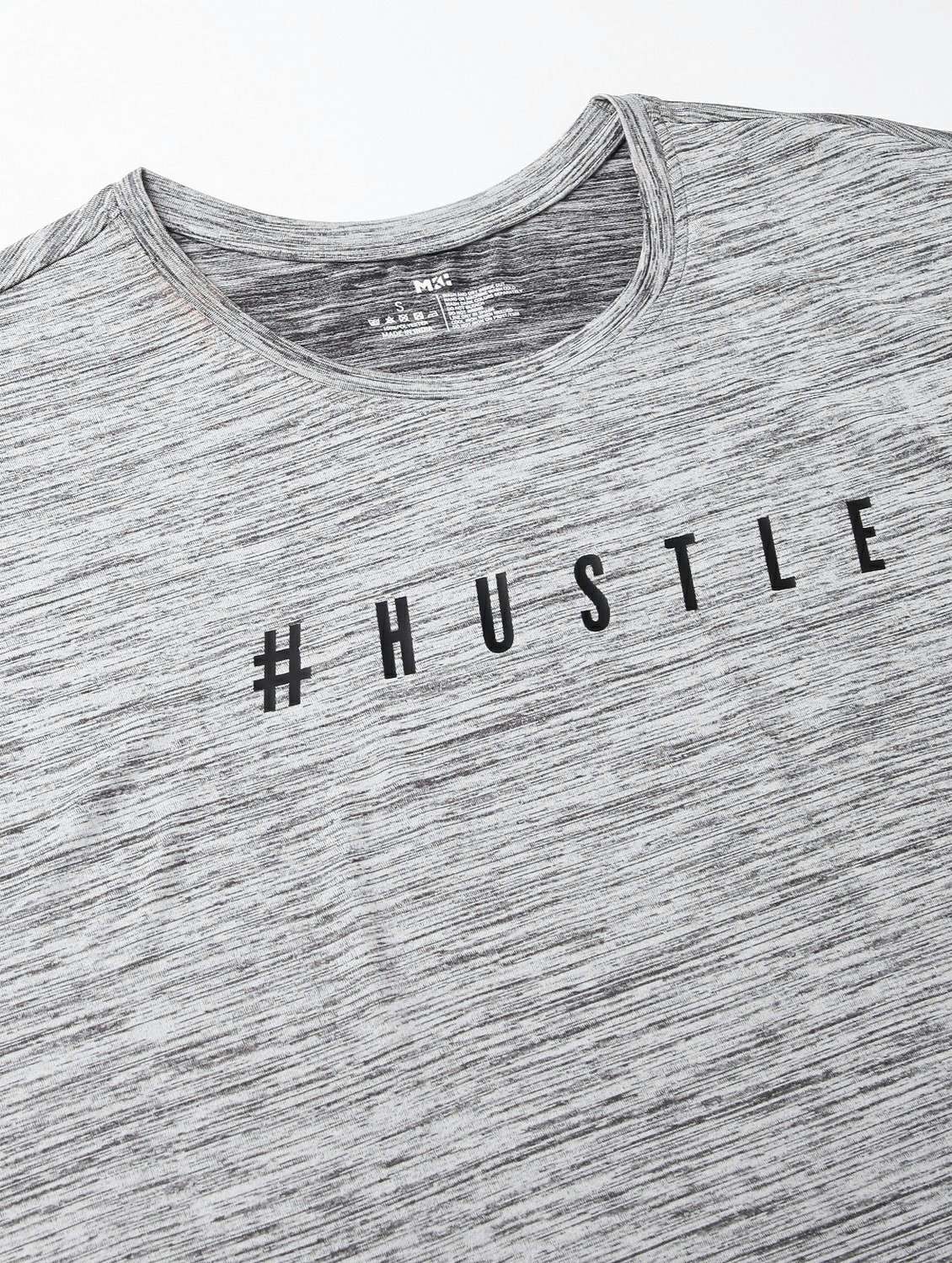 women grey typographic round neck t-shirt - 21762577 - Standard Image - 6