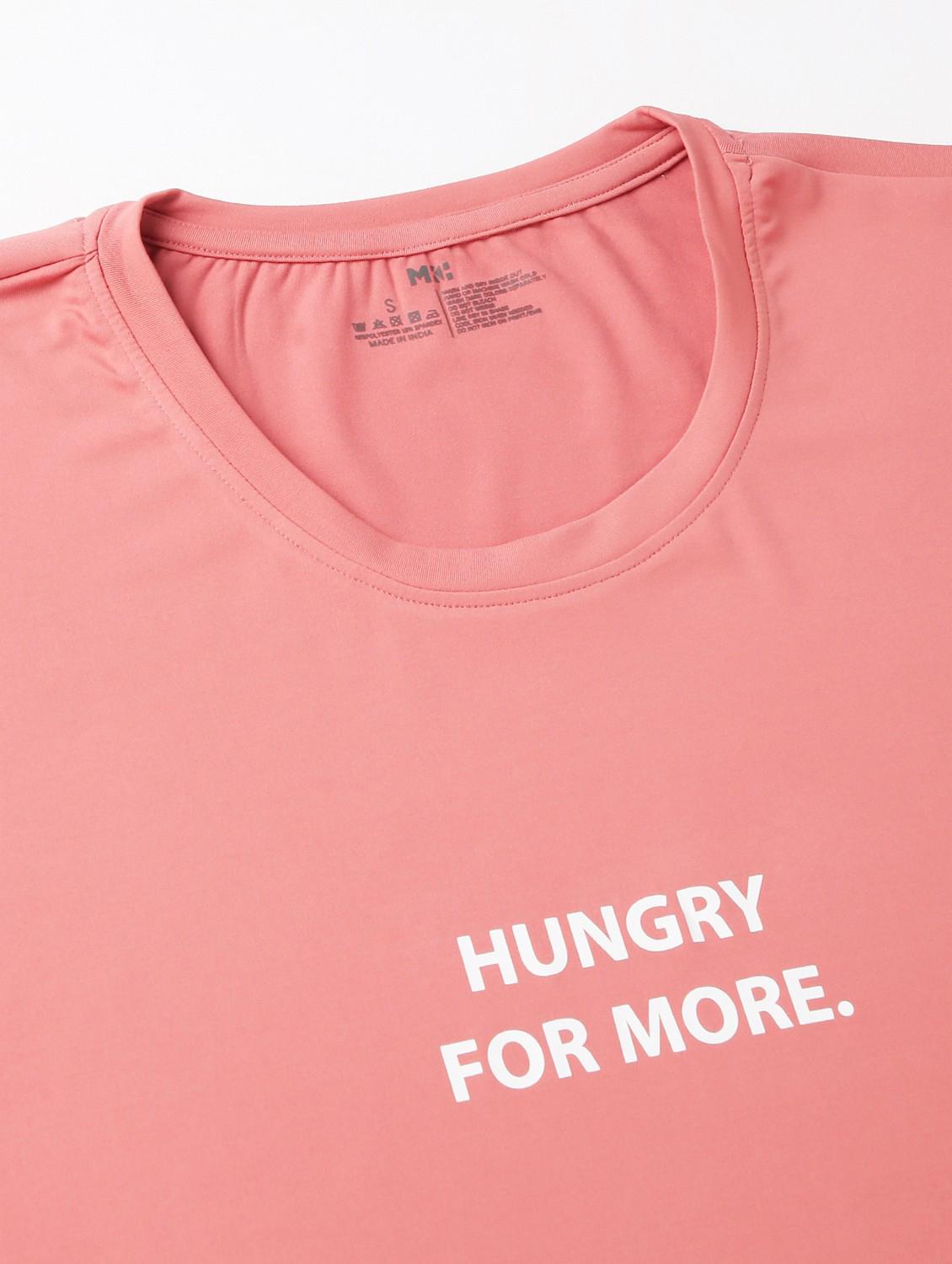 women pink typographic round neck t-shirt - 21762587 - Standard Image - 6