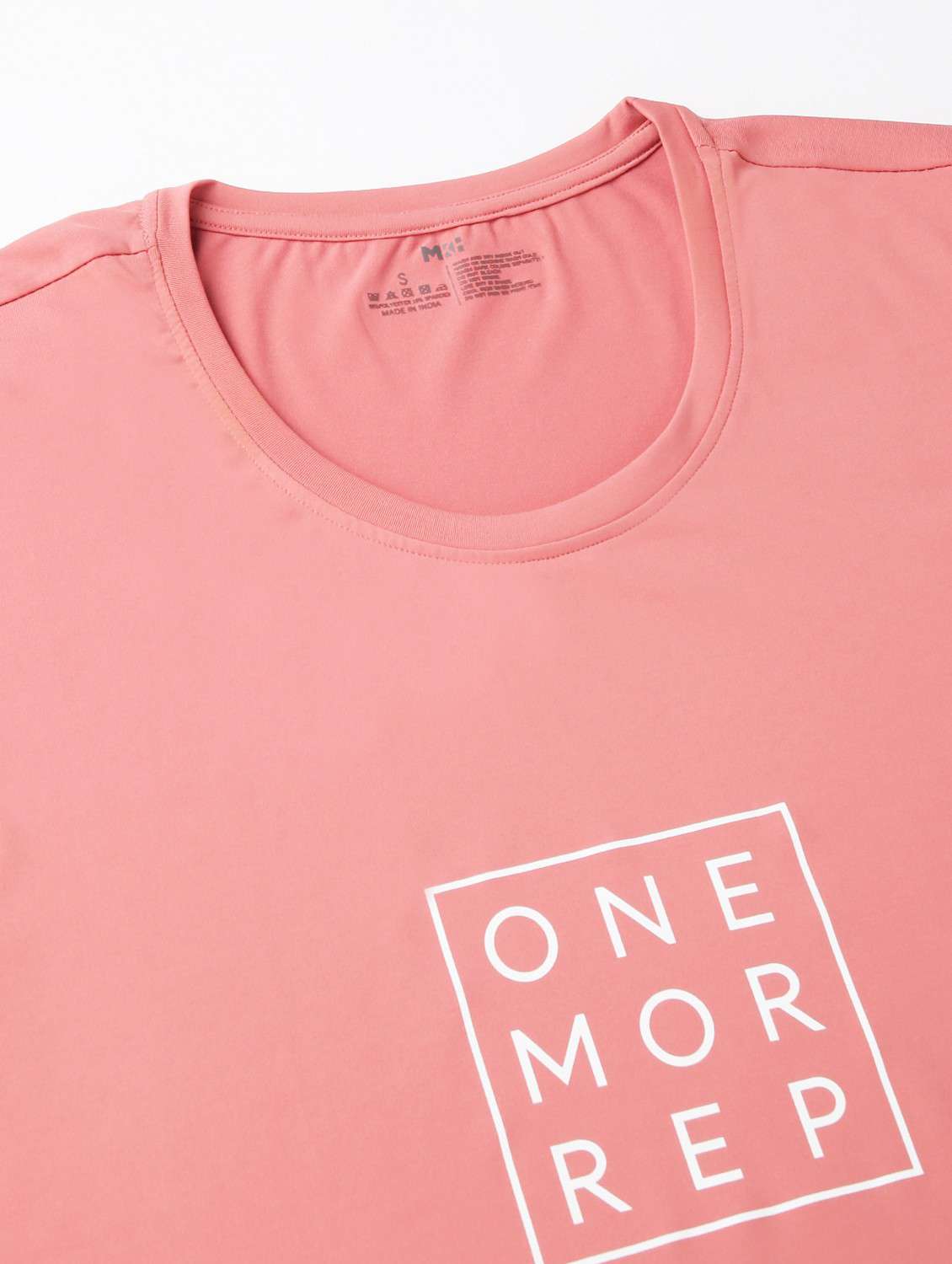 women pink typographic round neck t-shirt - 21762599 -  Standard Image - 6