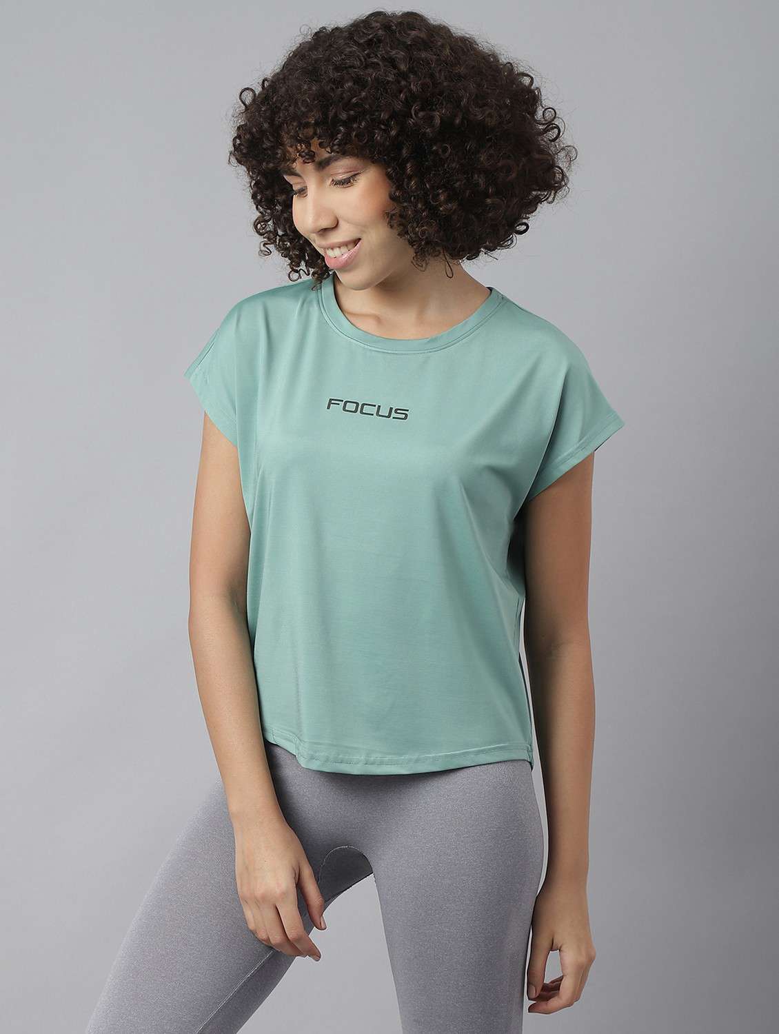 women printed dri-fit sports t-shirt - 21762600 -  Standard Image - 1