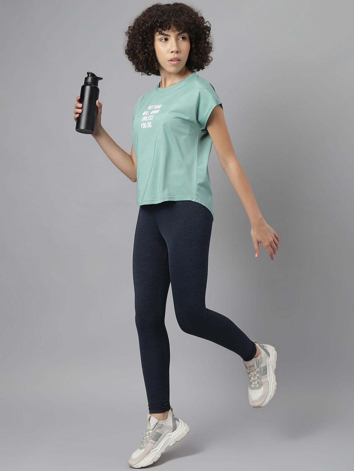 women printed dri-fit sports t-shirt - 21762606 - Standard Image - 4