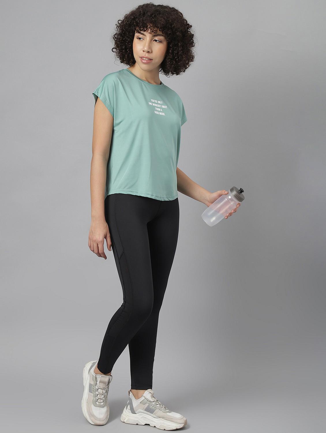 women printed dri-fit sports t-shirt - 21762608 - Standard Image - 4