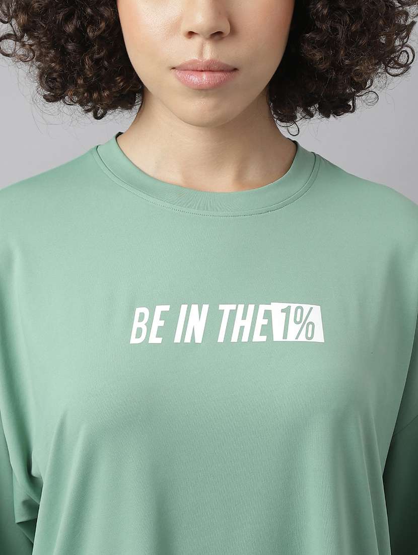 women printed oversized dri-fit sports t-shirt - 21762682 - Standard Image - 6