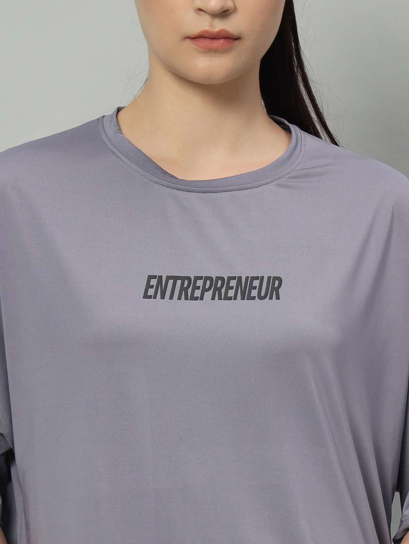 women printed dri-fit boxy sports t-shirt - 21762696 -  Standard Image - 6