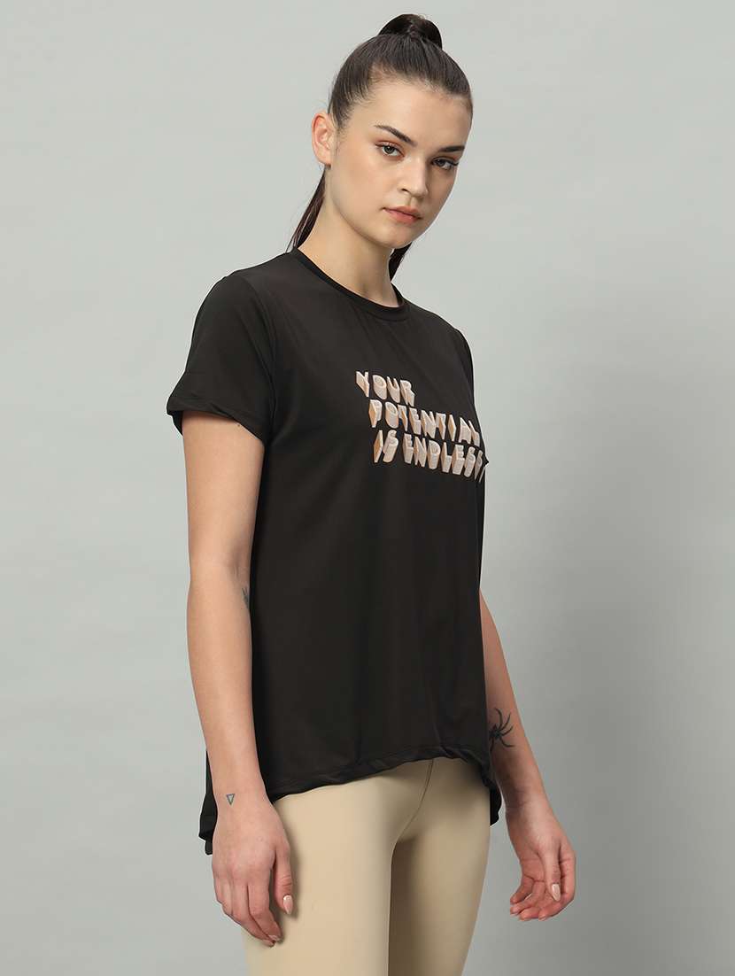 women printed dri-fit sports t-shirt - 21762742 -  Standard Image - 1