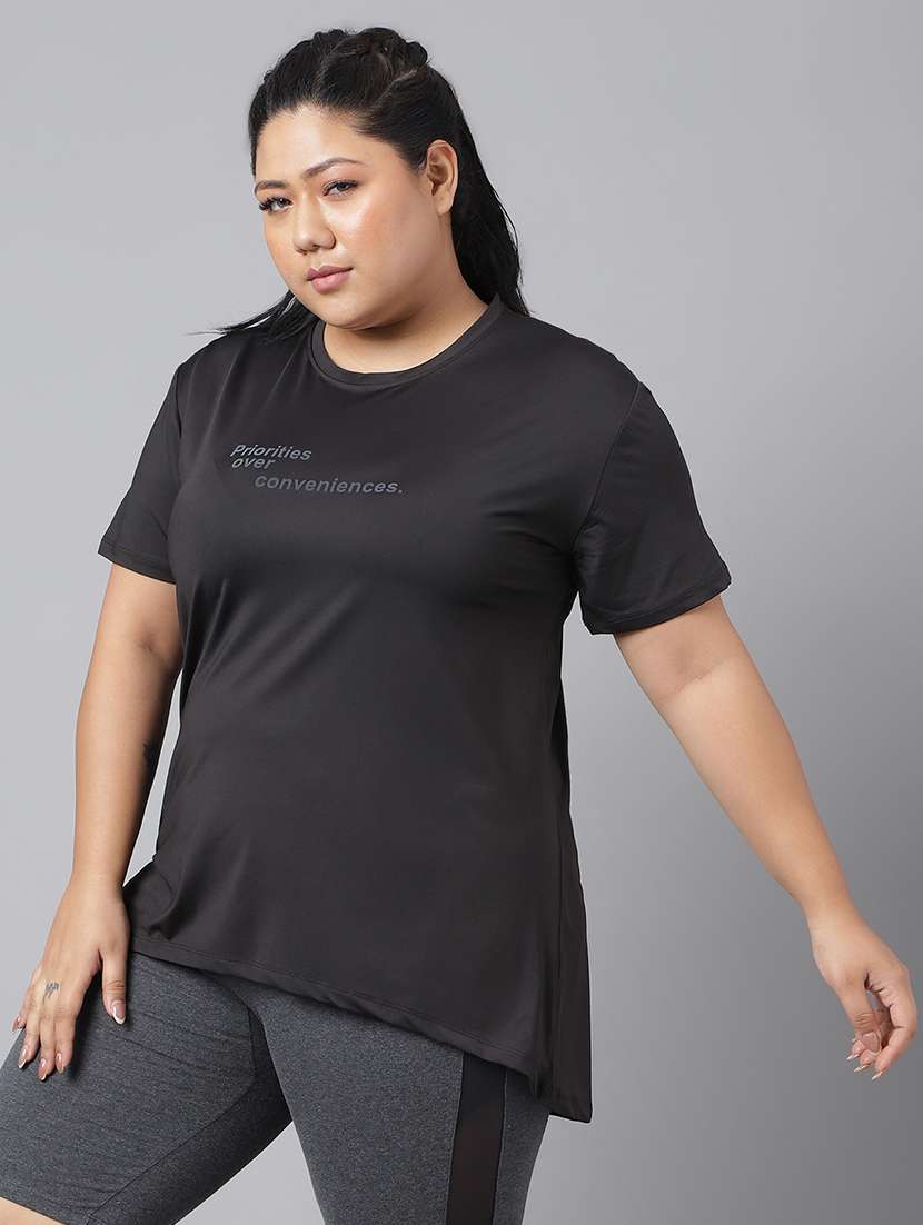 women plus size printed dri-fit sports t-shirt - 21762763 -  Standard Image - 1