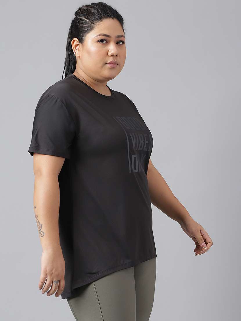 women plus size printed dri-fit sports t-shirt - 21762773 -  Standard Image - 1