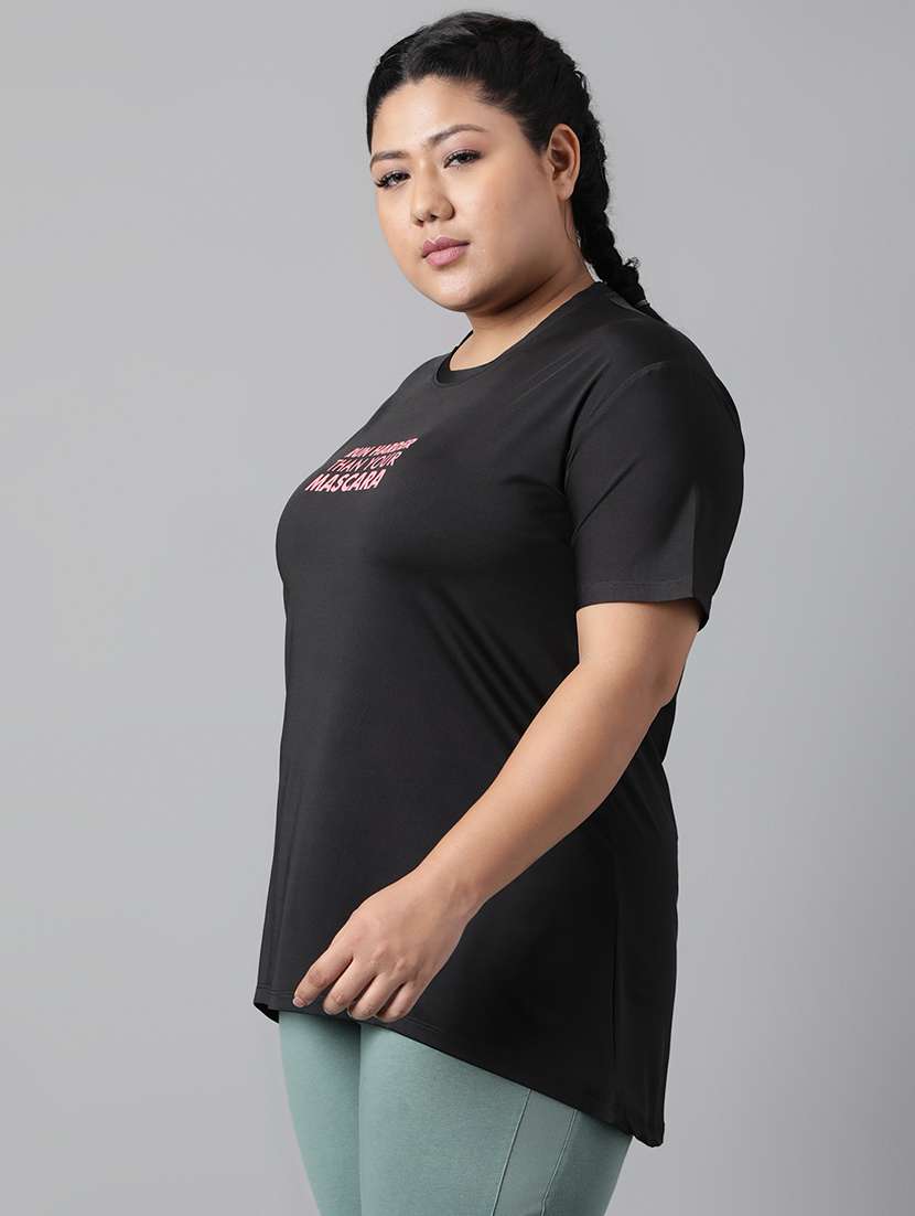 women plus size printed dri-fit sports t-shirt - 21762782 -  Standard Image - 1