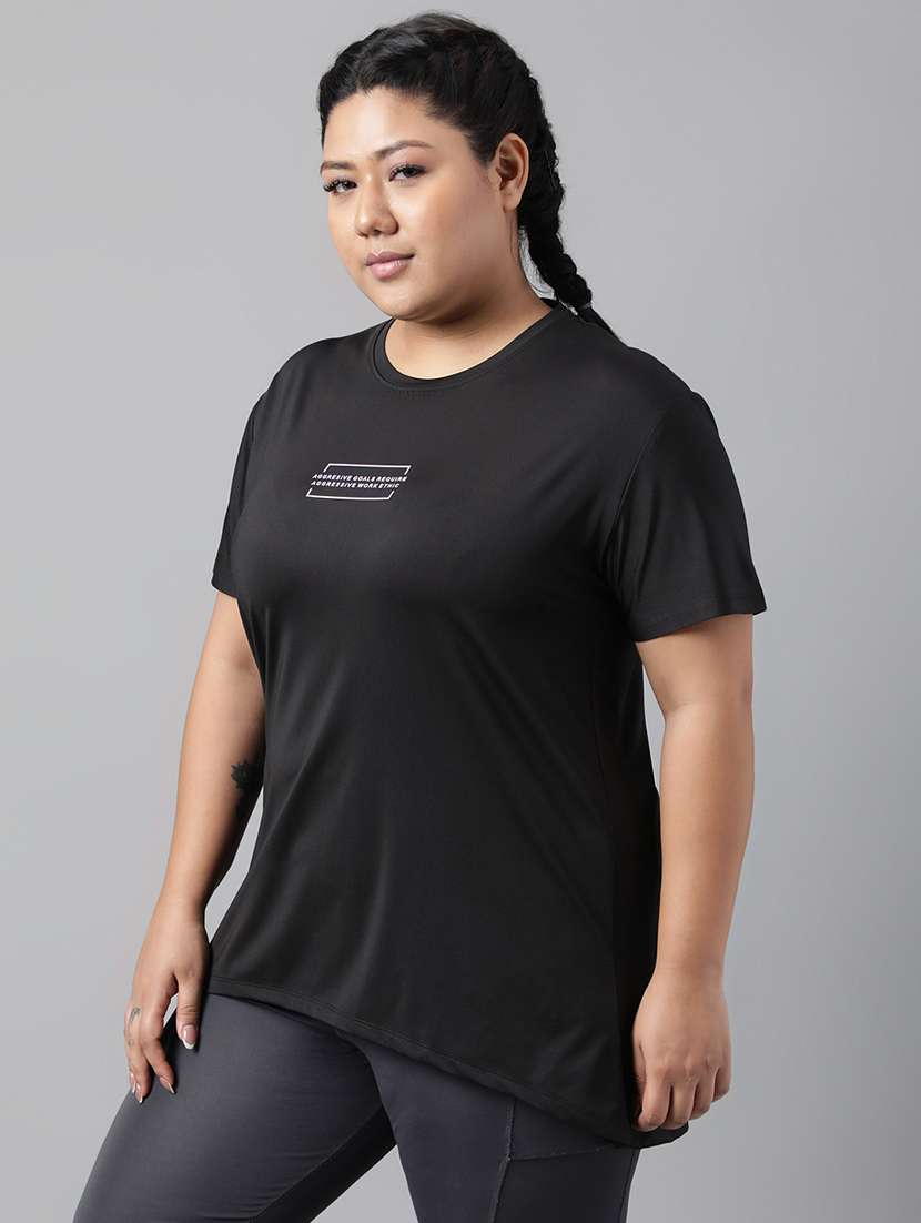 women plus size printed dri-fit sports t-shirt - 21762789 -  Standard Image - 1