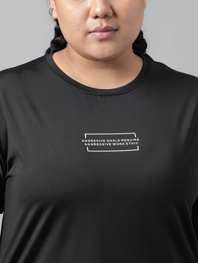 women plus size printed dri-fit sports t-shirt - 21762789 -  Standard Image - 4