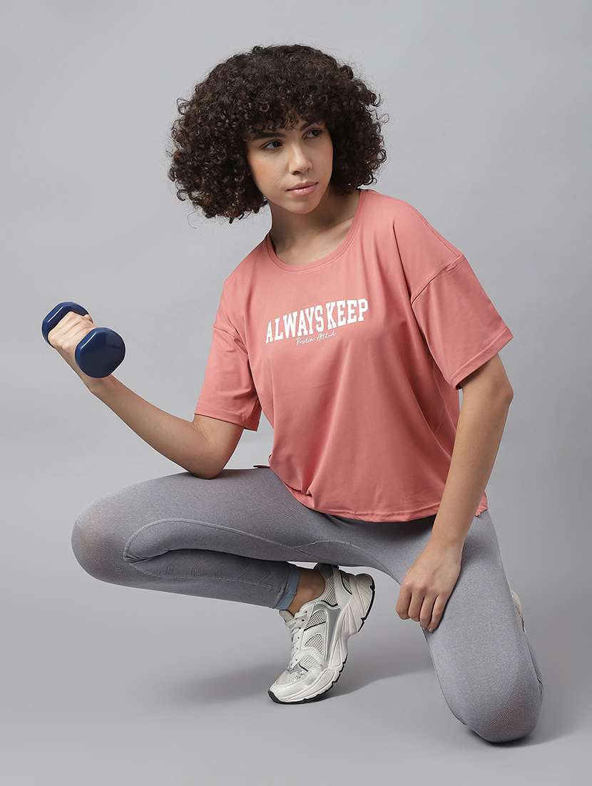 women printed dri-fit sports t-shirt - 21762794 -  Standard Image - 4