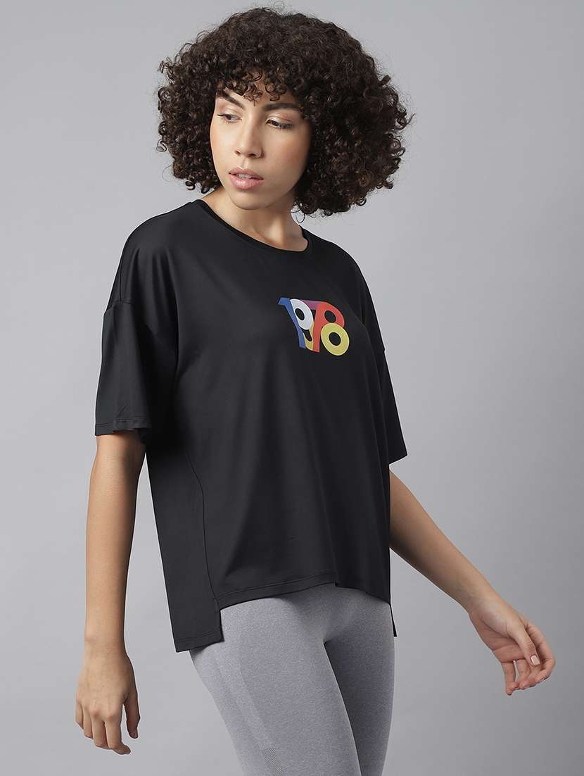 women printed dri-fit sports t-shirt - 21762796 -  Standard Image - 1