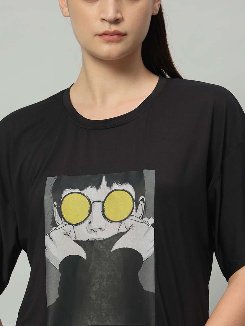 women printed dri-fit sports t-shirt - 21762806 -  Standard Image - 6