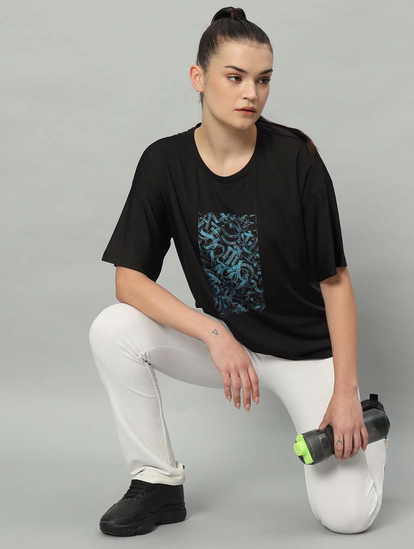 Women Printed Dri-fit Sports T-shirt - 21762814 -  Standard Image - 4