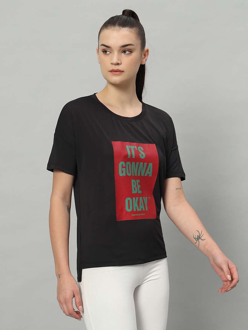 women printed dri-fit sports t-shirt - 21762815 -  Standard Image - 1