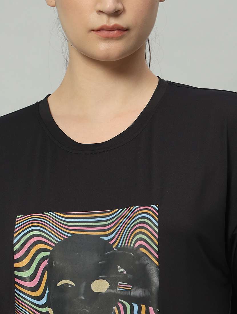 women printed dri-fit sports t-shirt - 21762819 -  Standard Image - 6