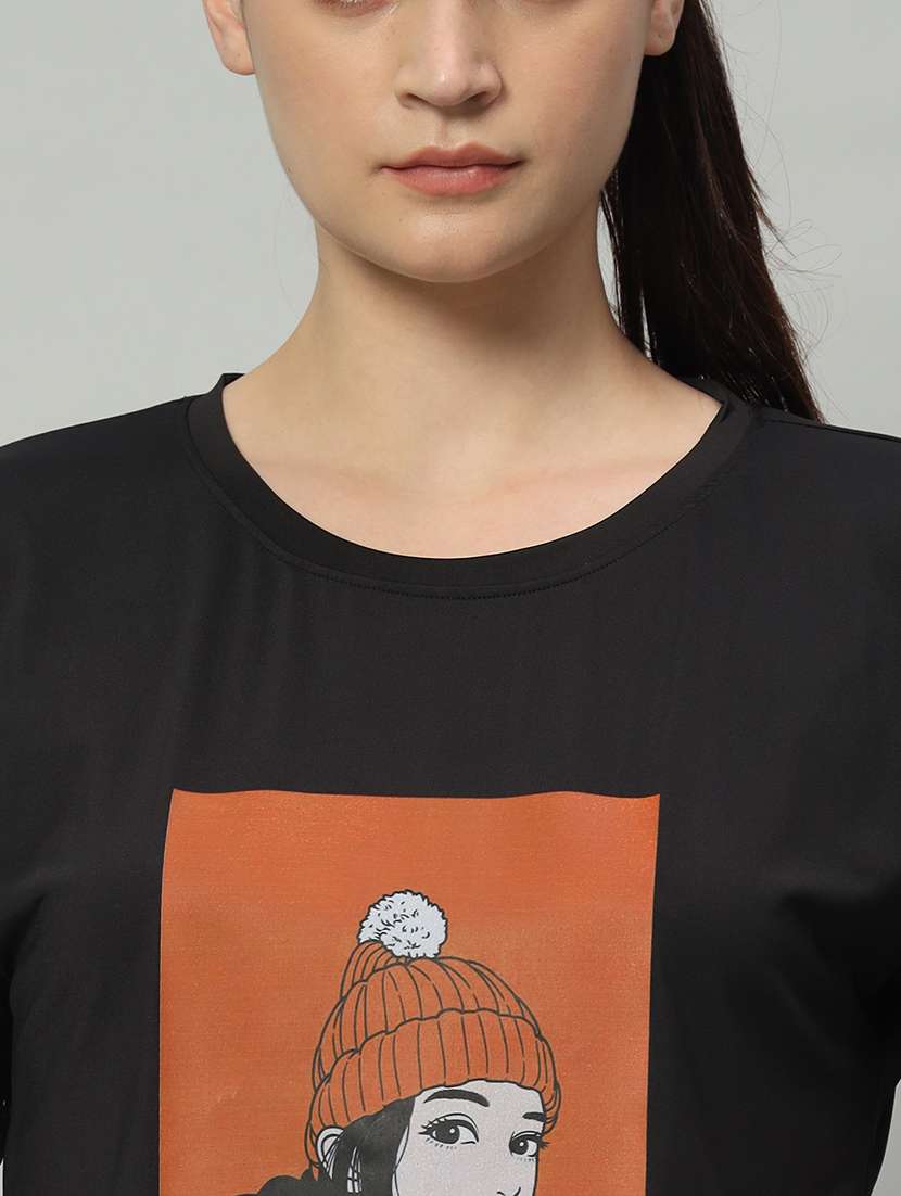 women printed dri-fit sports t-shirt - 21762830 -  Standard Image - 6