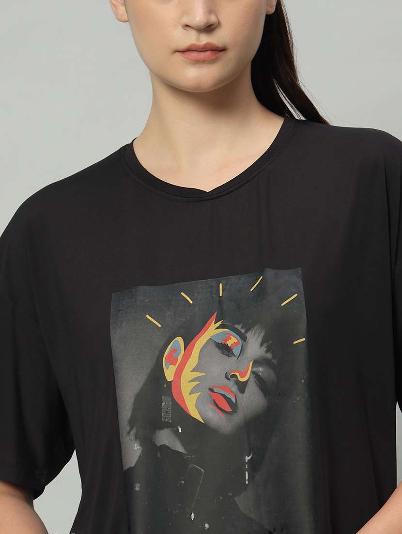 Women Printed Dri-fit Sports T-shirt - 21762832 -  Standard Image - 6