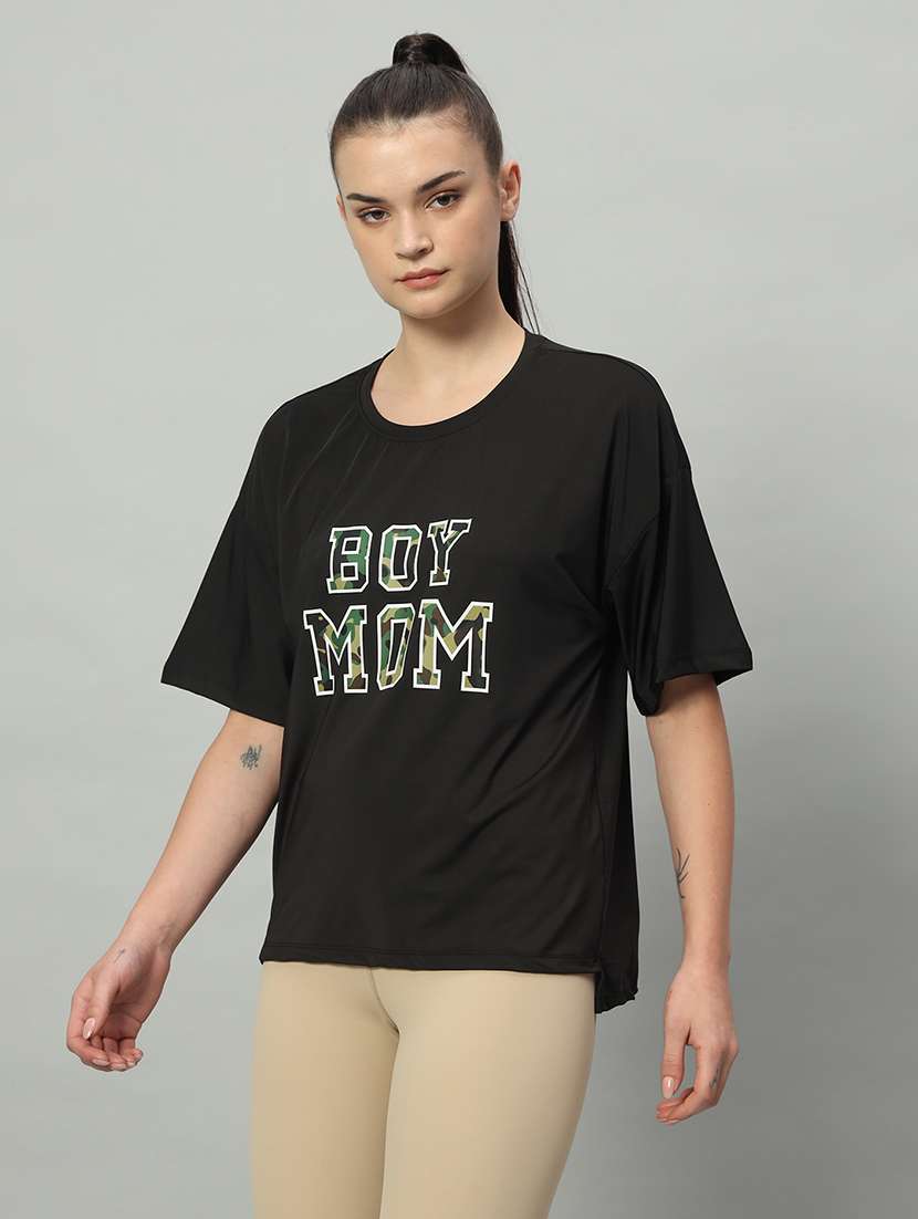 women printed dri-fit sports t-shirt - 21762837 -  Standard Image - 1